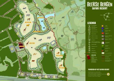 Park map Safari Resort Beekse Bergen