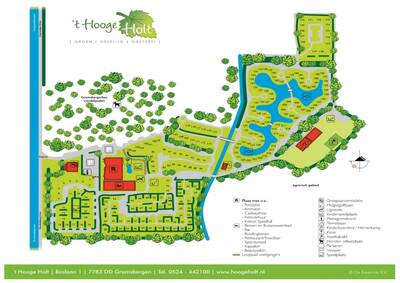 Park map 't Hooge Holt