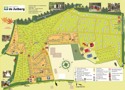 Park map Vakantiedorp De Jutberg