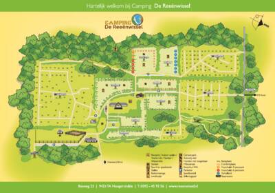 Park map vakantiepark de reeënwissel