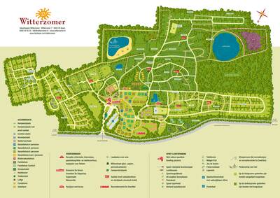 Park map vakantiepark Witterzomer