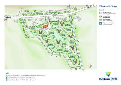 Park map Villapark de Koog