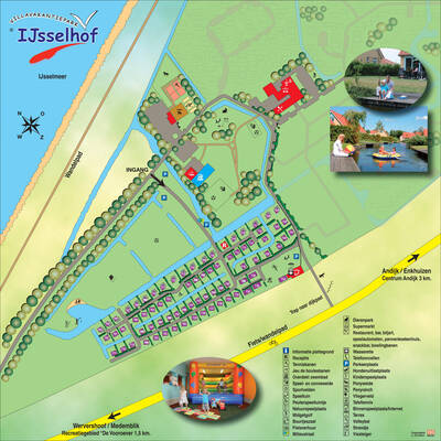 Park map Villavakantiepark IJsselhof