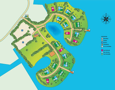 Park map Waterpark Oan’e Poel