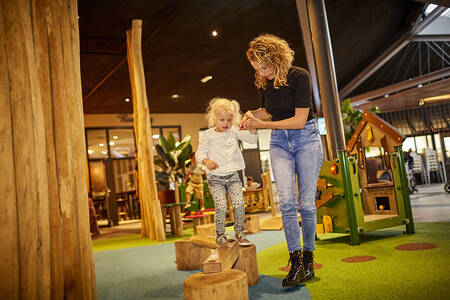 The indoor playground in the plaza of Buitenhof de Leistert