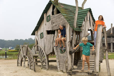 Children play in the playground at Buitenhof de Leistert