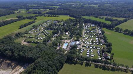 Aerial view of Camping Vreehorst in the Achterhoek