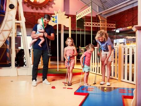 Indoor Interactive Minigolf course of Center Parcs De Huttenheugte