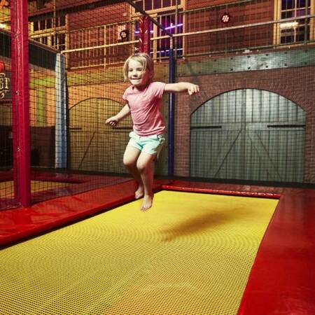 Indoor trampoline at Center Parcs De Huttenheugte