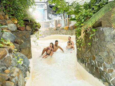 Take on the swimming adventure in the white water course of Center Parcs De Kempervennen