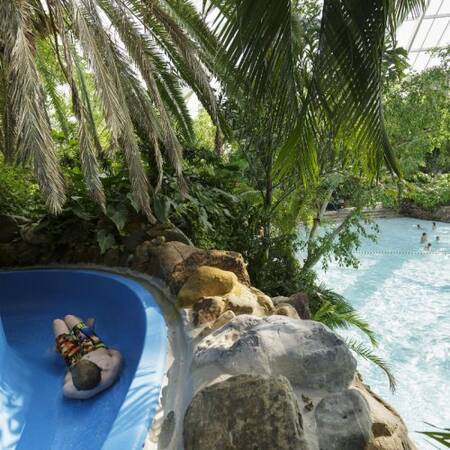 One of the 4 slides in the Aqua Mundo of Center Parcs De Vossemeren