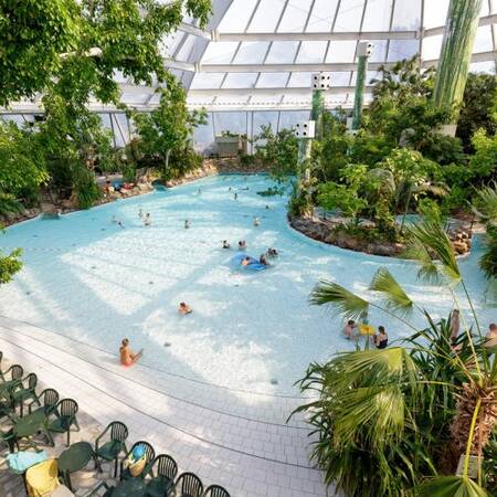 The Aqua Mundo swimming pool at Center Parcs het Heijderbos