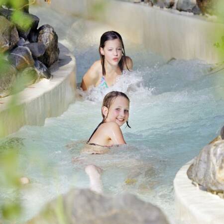 Rapids in the Aqua Mundo swimming pool in Center Parcs Het Heijderbos