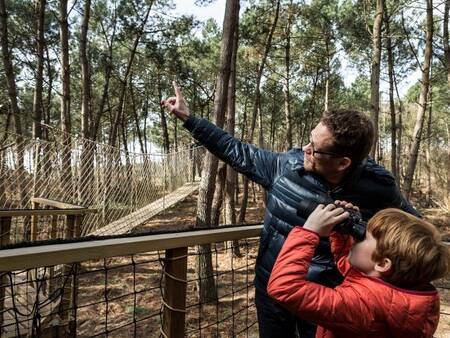 Center Parcs Le Bois aux Daims animal park with lookouts