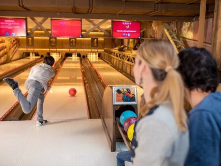 Bowling with the family at Center Parcs Les Ardennes