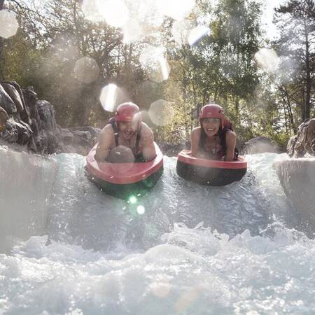 Whitewater course in the Aqua Mundo of Center Parcs Les Hauts de Bruyères