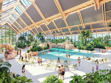 Aqua Mundo indoor pool from Center Parcs Les Landes de Gascogne