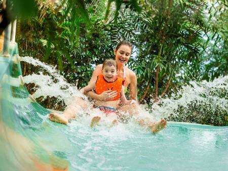 Brave the currents of the wild water course in the Aqua Mundo of Center Parcs Les Trois Forêts