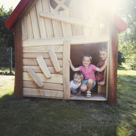 Children in a playground at Center Parcs Parc Sandur