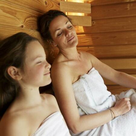 Relax in the sauna of Center Parcs Parc Sandur