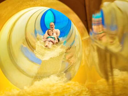 Big slide in the Aqua Mundo of Center Parcs Park Bostalsee