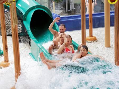 Slide in the Water Playhouse of the Aqua Mundo of Center Parcs Park Hochsauerland