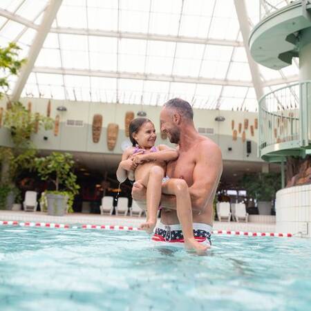 The subtropical swimming pool Aqua Mundo in Center Parcs Park Zandvoort