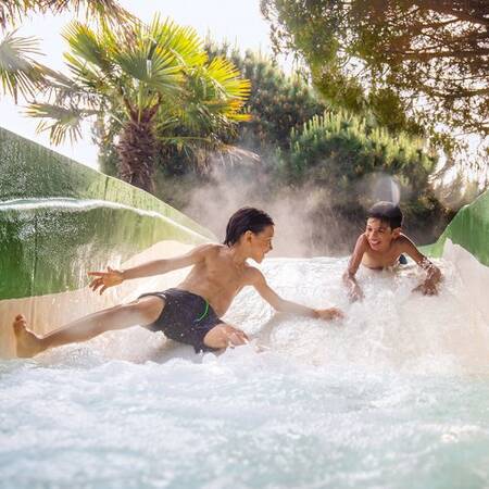 Whitewater course of the Aqua Mundo of Center Parcs Port Zélande