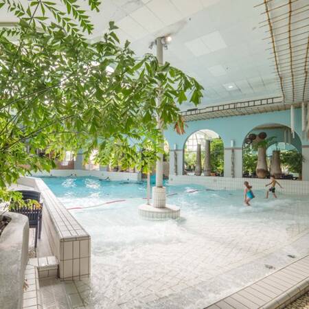 The subtropical swimming pool Aqua Mundo of Center Parcs Port Zélande