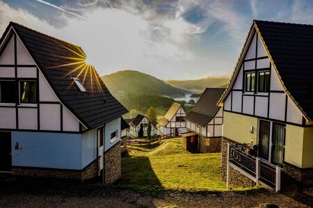 Detached holiday homes in the hills of the Eifel at the Dormio Eifeler Tor holiday park