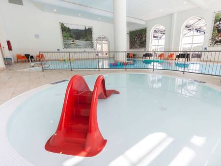 Paddling pool and indoor pool of holiday park Dormio Eifeler Tor