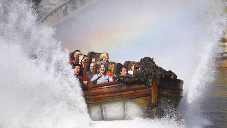 The Flying Dutchman roller coaster in the Efteling