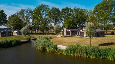 Holiday homes on the water at holiday park EuroParcs De IJssel Eilanden