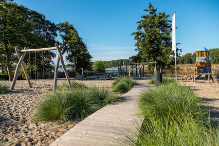 A playground at holiday park EuroParcs De IJssel Eilanden