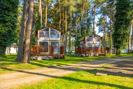 Detached tent Lodges at the EuroParcs Hoge Kempen holiday park