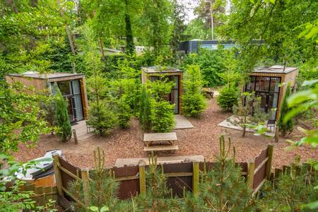 Tiny houses at the EuroParcs Maasduinen holiday park