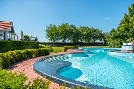 The swimming pool of holiday park EuroParcs Marina Strandbad