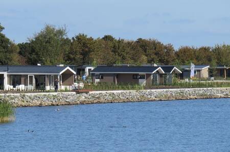 Chalets right on the Markermeer at the EuroParcs Markermeer holiday park