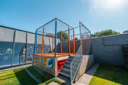 A trampoline at the EuroParcs Schoneveld holiday park