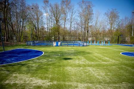 Multifunctional and interactive sports field at Bergumermeer Holiday Park