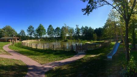 The fish pond of holiday park 't Rheezerwold
