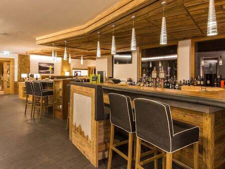 Bar in a restaurant at Landal Alpine Lodge Lenzerheide