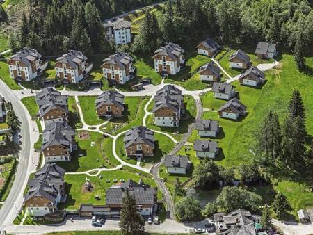 Aerial view of apartments at holiday park Landal Bad Kleinkirchheim