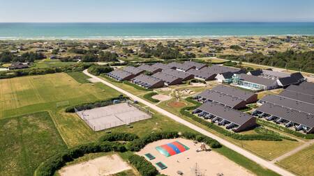 Aerial view of holiday park Landal Beach Park Grønhøj Strand