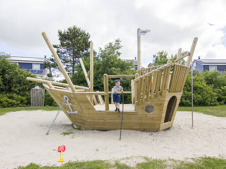Play ship in a playground at Landal Beach Park Texel holiday park
