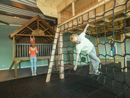 Play in the indoor playground of holiday park Landal Beach Resort Ooghduyne