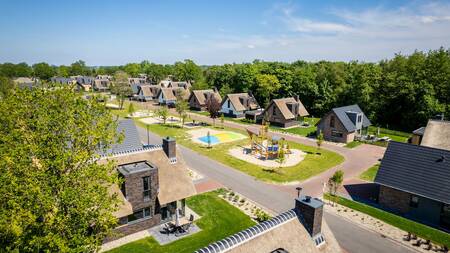 Aerial photo of holiday villas at Landal Berger Duinen holiday park