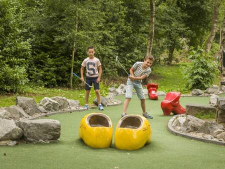 Mini golf at Landal De Lommerbergen holiday park