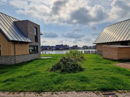 Garden at a holiday home at the Landal Drentse Lagune holiday park