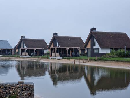 Holiday homes with a beach around a lake at the Landal Drentse Lagune holiday park